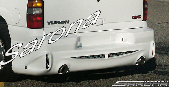 Custom GMC Denali  SUV/SAV/Crossover Rear Bumper (2001 - 2006) - $690.00 (Part #GM-008-RB)
